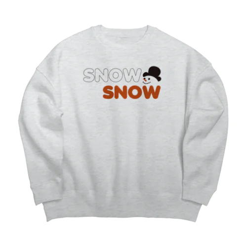 スノースノー！ Big Crew Neck Sweatshirt