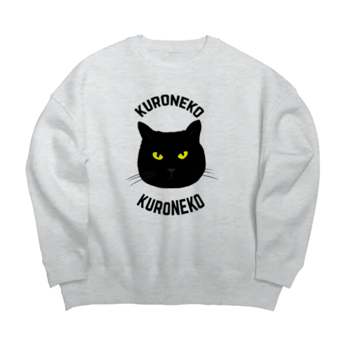 クロネコ ビッグフェイス Big Crew Neck Sweatshirt