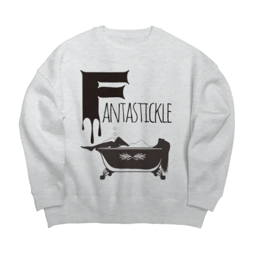 Fantastickle(ミルクチョコ・フチなし) Big Crew Neck Sweatshirt