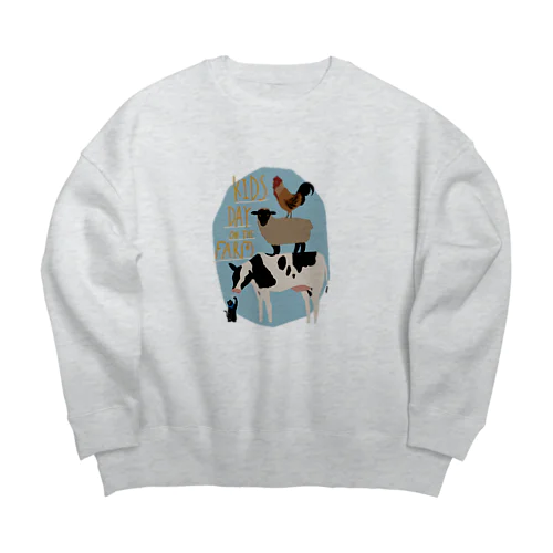 牧場🐄 Big Crew Neck Sweatshirt