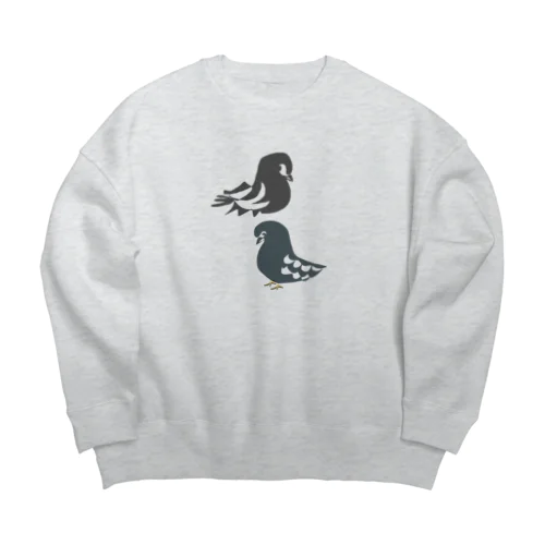 鳥 Big Crew Neck Sweatshirt