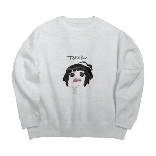 TOKERU GIRL Big Crew Neck Sweatshirt