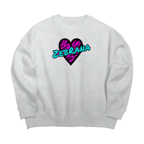 ZebRana Big Crew Neck Sweatshirt