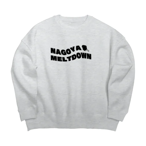 NAGOYAMELTDOWN logo Big Crew Neck Sweatshirt