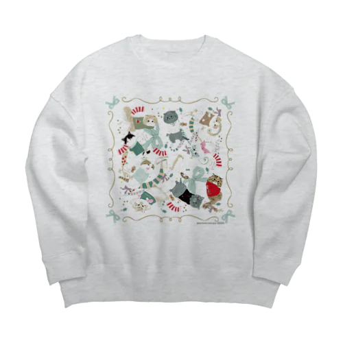 スコホクリスマス Big Crew Neck Sweatshirt