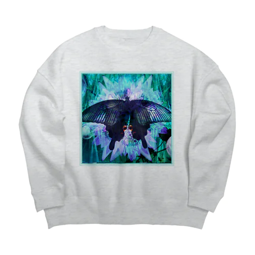 クロアゲハII Big Crew Neck Sweatshirt