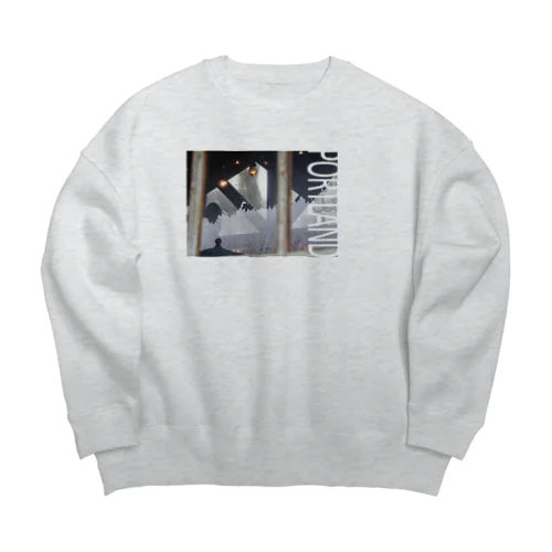 窓の景色　Portland Big Crew Neck Sweatshirt