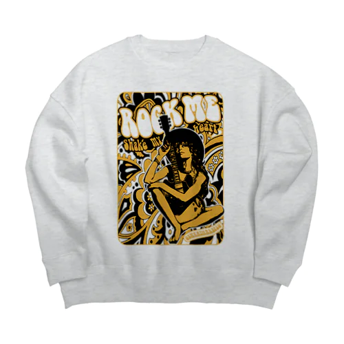 ROCK ME Big Crew Neck Sweatshirt