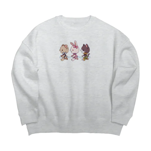 電車ごっこ Big Crew Neck Sweatshirt