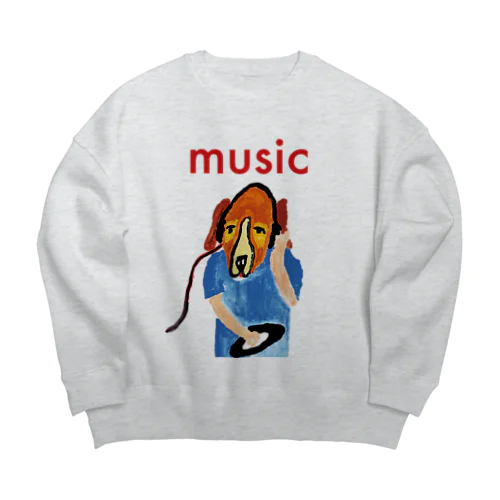 DJ WANTA Big Crew Neck Sweatshirt