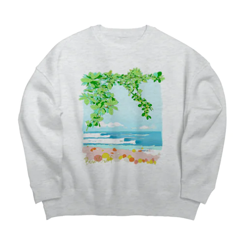 Wave Big Crew Neck Sweatshirt