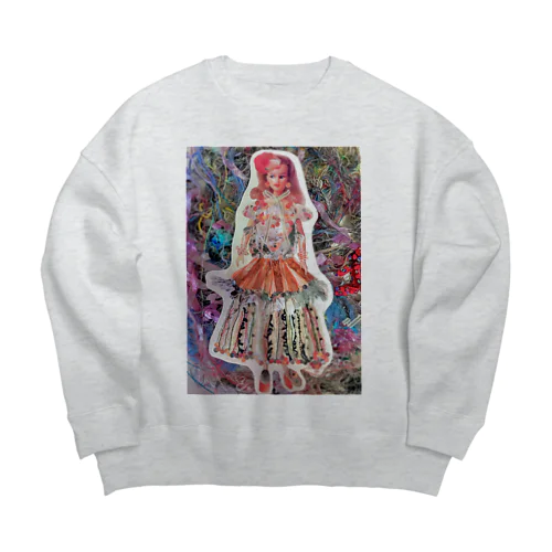 カオスお手製。金魚ちゃんシリーズ① Big Crew Neck Sweatshirt