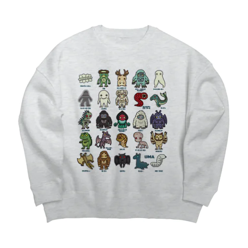 2.5等身 UMA図鑑 Big Crew Neck Sweatshirt