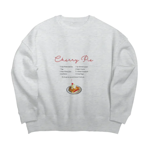 チェリーパイレシピ Big Crew Neck Sweatshirt