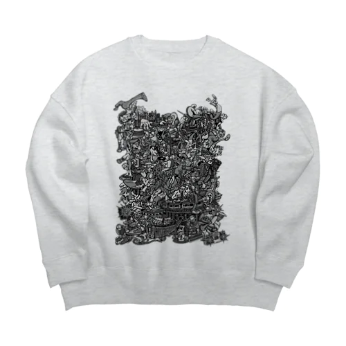 Old School Hip Hop 2 Big Crew Neck Sweatshirt