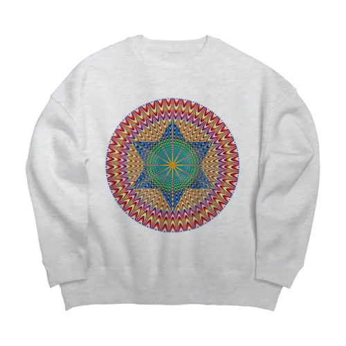 I & I SEE JAH LIGHT (W) Big Crew Neck Sweatshirt