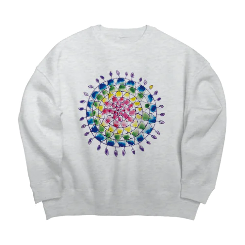 なないろ地球 Big Crew Neck Sweatshirt