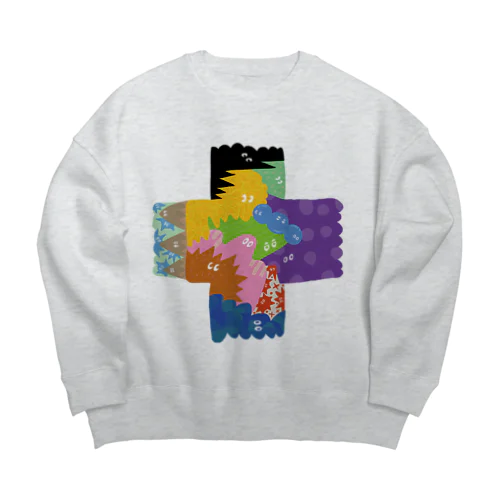 イイ事プラスプラス！ Big Crew Neck Sweatshirt