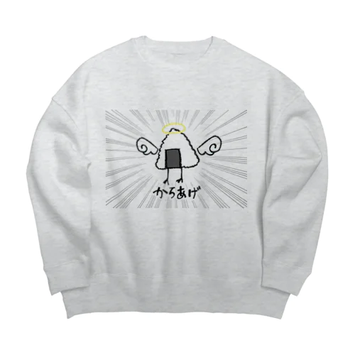 おにぎり Big Crew Neck Sweatshirt