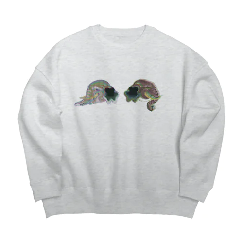 IMAGINARY ELEPHANT Big Crew Neck Sweatshirt