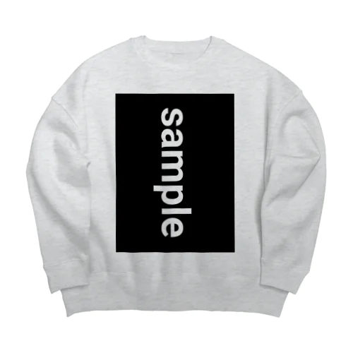 サンプル Big Crew Neck Sweatshirt