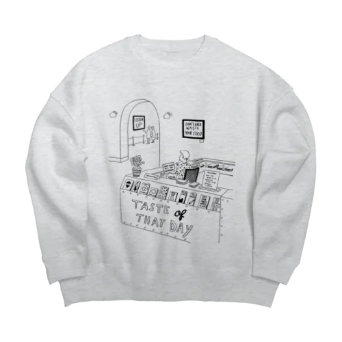 あの日の味はなんだっけ Big Crew Neck Sweatshirt