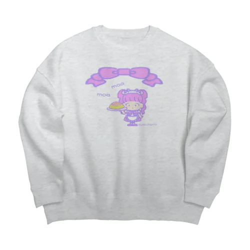 メイドさん Big Crew Neck Sweatshirt