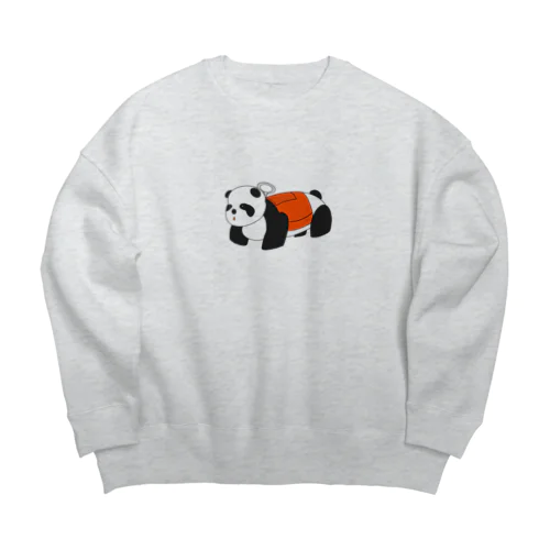 例のパンダ Big Crew Neck Sweatshirt