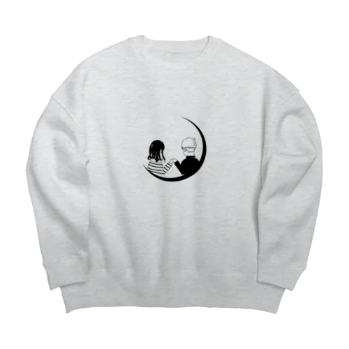 すけまるオリジナルロゴ Big Crew Neck Sweatshirt