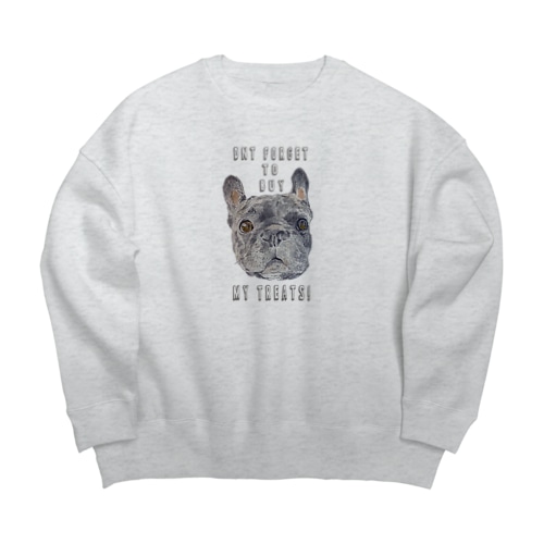 トリーツも買ってね！ Big Crew Neck Sweatshirt