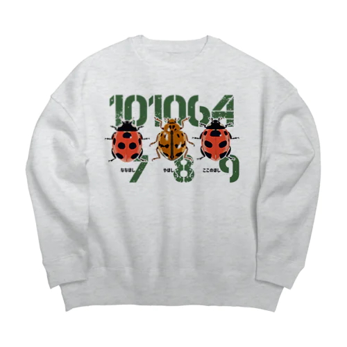 789てんとう虫 Big Crew Neck Sweatshirt