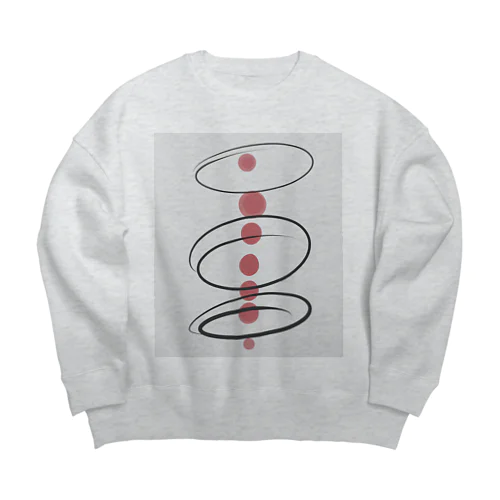 無言～mugon～3 Big Crew Neck Sweatshirt