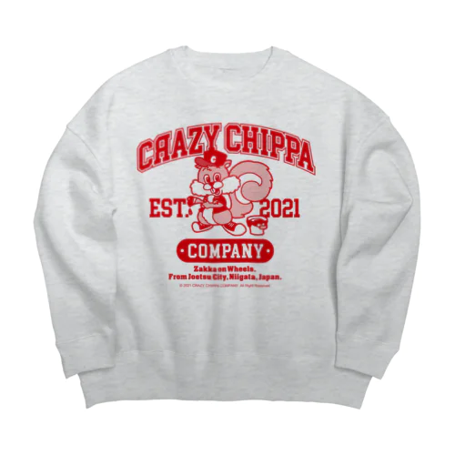 クレイジーチッパカンパニー カレッジ Big Crew Neck Sweatshirt