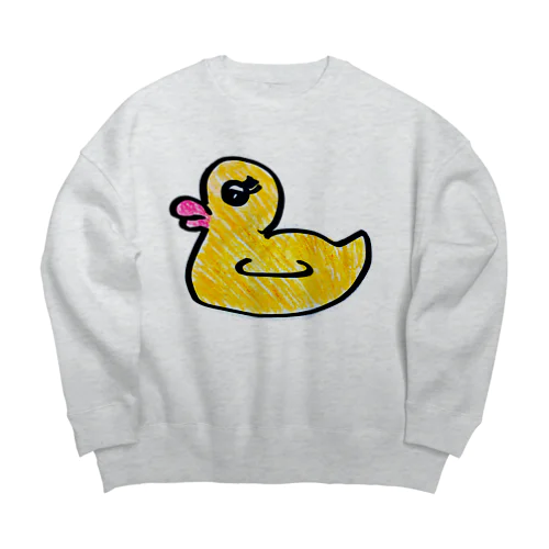 Piyochiiishop Big Crew Neck Sweatshirt