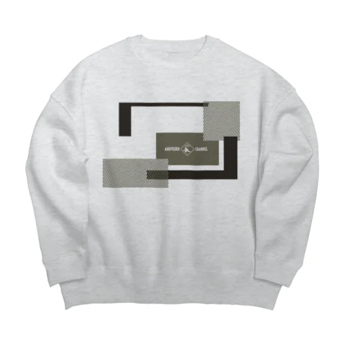 CYBER WINDOW KHK Big Crew Neck Sweatshirt