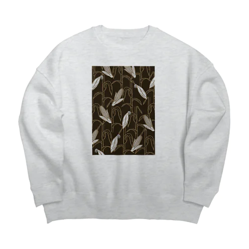 とうもろこし③ Big Crew Neck Sweatshirt