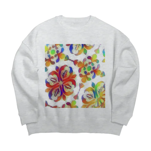 アラベスク柄 Big Crew Neck Sweatshirt