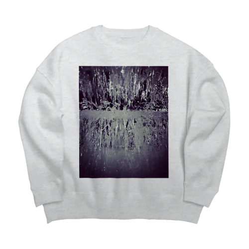 氷の壁 Big Crew Neck Sweatshirt