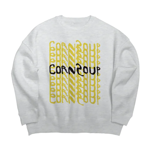 CORNSOUP（ロゴ） Big Crew Neck Sweatshirt