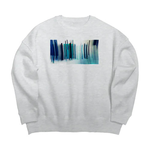 Night Station Big Crew Neck Sweatshirt