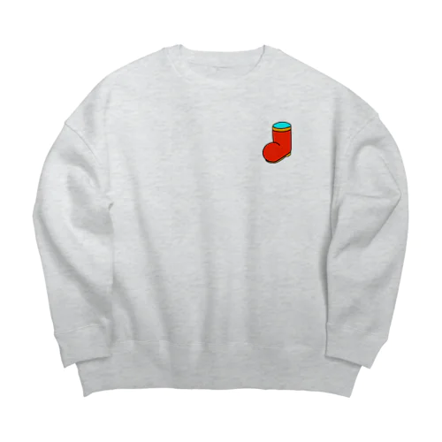 誰かのもう片方の長靴 Big Crew Neck Sweatshirt