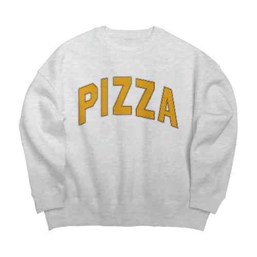 ピザカレッジ Big Crew Neck Sweatshirt