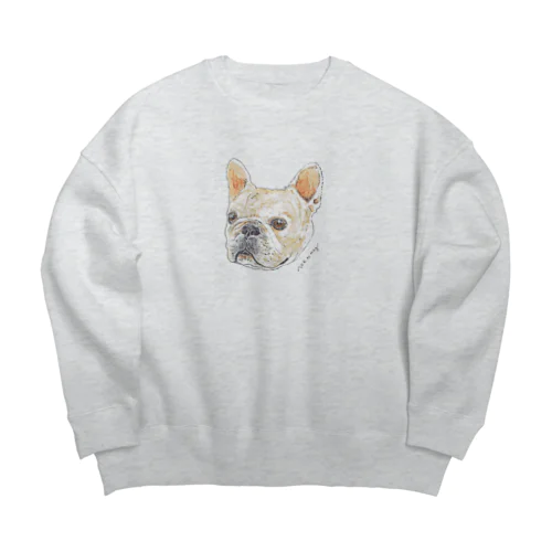 フレブルクリームくん Big Crew Neck Sweatshirt