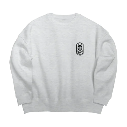 GRAY SCALE エンブレム Big Crew Neck Sweatshirt