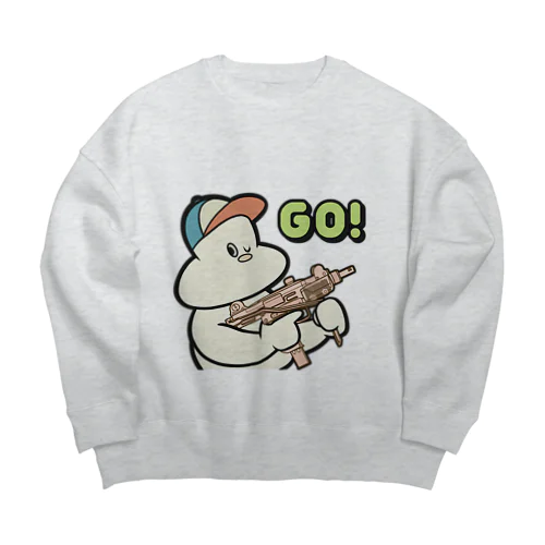 パッコちゃん80'sカラー版 Big Crew Neck Sweatshirt