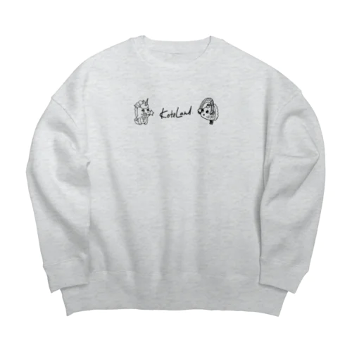 KoteLand simple Big Crew Neck Sweatshirt