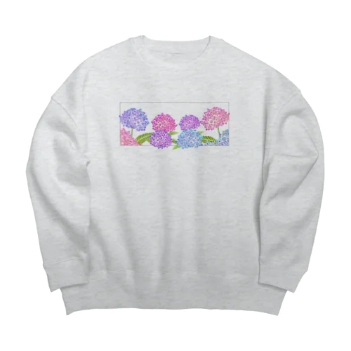 雨の季節 Big Crew Neck Sweatshirt