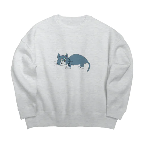 ノラネコ Big Crew Neck Sweatshirt