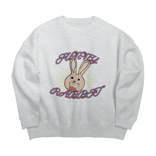 ご機嫌なウサギ🐇 Big Crew Neck Sweatshirt