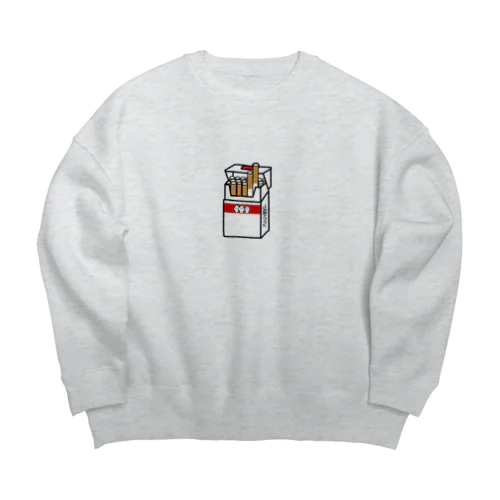 紙煙草うさぎ Big Crew Neck Sweatshirt